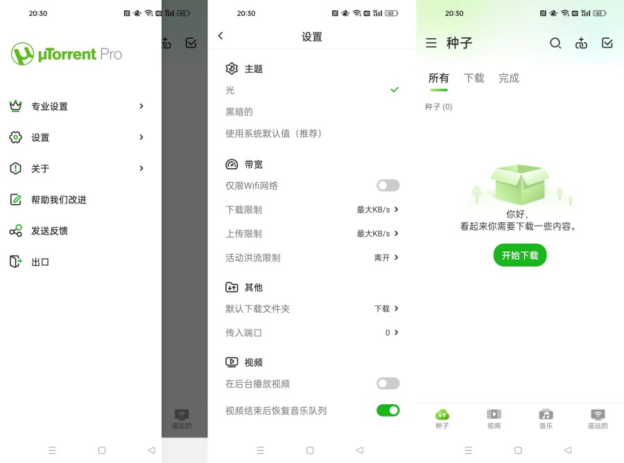 Torrent Pro 高级版磁力种子高速下载器
